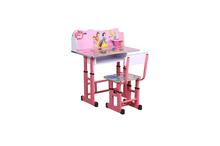 Kids Study Table Set (Pink Color)