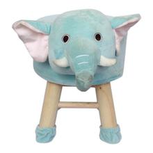 Blue Elephant Ottoman