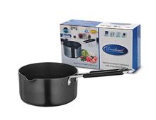 DeviDayal Non Stick Hard Anodized Sauce Pan With Steel Handle.(1.5 Liter)