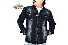 Virjeans Denim (Jeans) Stretchable Jacket For Mens (VJC 673) Blue