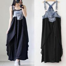 Summer Women's Maternity Clothing Sleeveless Long Dresses Casual