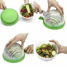 THE ORIGINAL Salad cutter bowl - Best Salad maker. Vegetable chopper, Cutter for Lettuce or Salad chopper