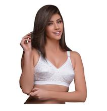 Juliet White Non-Padded Cotton Bra For Women - Miskina