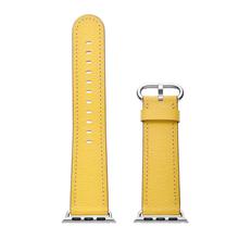 JINYA Fresh Leather Band For Apple Watch 42MM / 44MM Yellow