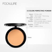 FOCALLURE 3 Colors Make Up Face Powder Bronzer Highlighter Shimmer Brighten Palette Contour Makeup Cosmetics Face Pressed Powder