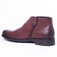 Caliber Shoes Wine Red Side Chain Lifestyle Boots For Men - ( 477 C )