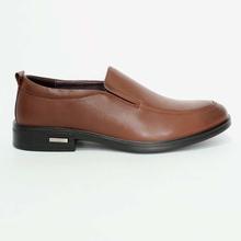 11125 Slip On Leather Formal Shoes For Men- Brown