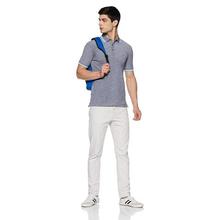 John Players Men's Solid Slim Fit Polo