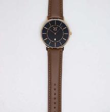 Gurkha Classic Normal Brown Leather Watch for Unisex