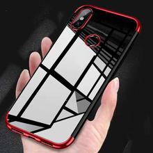 Transparent Soft Case for Xiaomi Redmi Note 5 Pro -Red