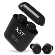 X3t Wireless Earbuds Twins Wireless Bluetooth Headset, Teepao HIFI Stereo Cordless