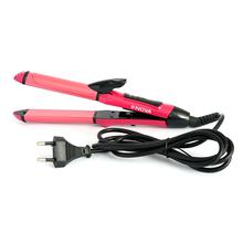 Nova 2 In 1 Hair Beauty Set Curler & Straightener