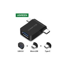 UGREEN Micro USB + USB-C To USB 3.0 OTG Adapter | 30453 Enroz Online