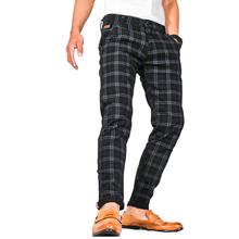 Virjeans Stretchable Cotton Check Black Chinos Pant for Men (VJC 715) 3