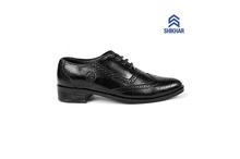 Shikhar Shoes Wingtip Formal Shoes For Men (2901)- Black