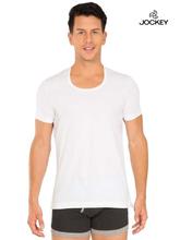 Jockey White Elance Round Neck Undershirt For Men - 8826