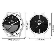 SALE-ADAMO Designer Analog Black Dial Unisex's