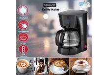 SOKANY CM-102 Coffee Maker Machine with Overheat Protection
