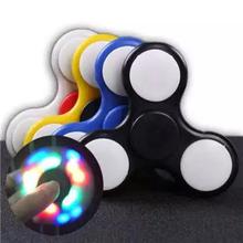 LED Triple Wings Fidget Spinner with Switch Hand Spinner