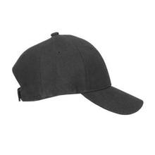 Black Plain Casual Cap For Men