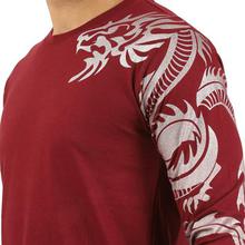 THE ARCHER Graphic Print Men Round or Crew Maroon T-Shirt