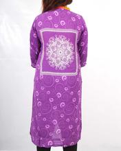 Saavya Design'S Women Embroidered Purple Kurti