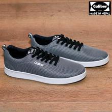 Caliber Shoes Grey Casual Lace Up Shoes For Men - ( 432.J2)