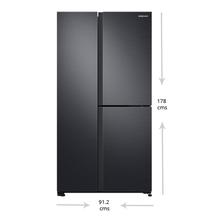 Samsung Side By Side Refrigerator with SpaceMax Technology 689Ltr(RS73R5561B4)