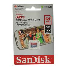 SanDisk 64GB Capacity Ultra Micro SDHC UHS-I/Class 10 Card