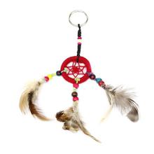 Red Dream Catcher Key Chain