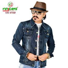 Virjeans Denim (Jeans) Stretchable Jacket For Mens (VJC 673) Blue