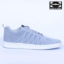 Caliber Shoes Grey Casual Lace Up Shoes For Men- (665)