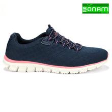 Sonam Gears Dark Blue/Pink Training Shoes For Women(7S1709)