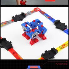 SKMEI 1095 Robot Transformation Toys Kids LED Digital Children Cartoon Sports Boys Wristwatch