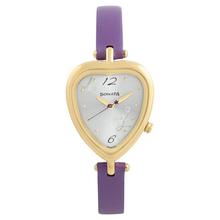 Sonata Purple Strap White Dial Analog Watch for Women - 8142YL01