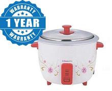 Homeglory HG-RC202 Pearl 2.2Ltr Lid Rice Cooker - White With Red Flowers