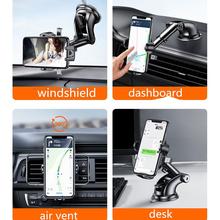 Car Mobile Phone Stand Holder Easy Clamp Hands-Free Universal Dashboard Windshield Suction