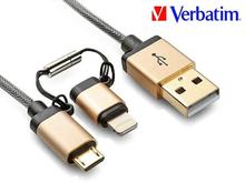 Verbatim 2-in-1 Micro USB / Lightning Cable - 30 cm