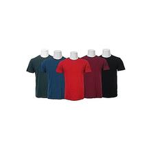 Solid T-Shirt For Men - Combo of 5