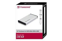 Transcend S3 2.5" USB 3.0 Aluminium HDD Case - (Silver)