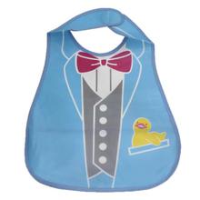 Blue/Grey Duck Printed Bib For Babies