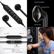 PTron Avento Bluetooth Headphones In-Ear Wireless Headset For All Smartphones (Black)