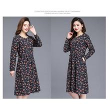 Long-sleeved dress _ dress long-sleeved dress 2019 Korean