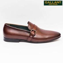 Gallant Gears Coffee Slip on Formal Shoes for Men (139-B3)