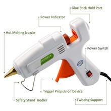 Hot Melt Glue Gun- White