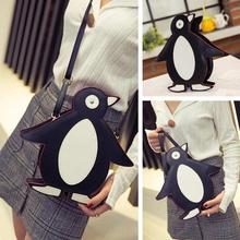 Cute Design Penguin Satchel Shoulder Cross Body Bag Handbag