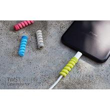 New Twist Cable Protector For Iphone Ipad MAC Charging And Sync Cable OD 2.5MM-4.0MM