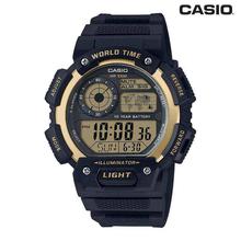 Casio Illuminator Round Dial Digital Watch For Men -AE-1400WH-9AVDF