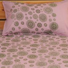 Mandala Printed Purple Bedsheet