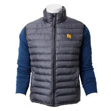 Grey Silicon Sleeveless Down Jacket